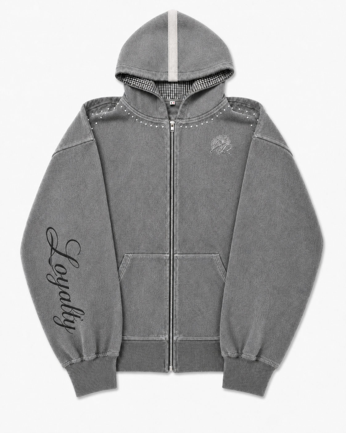 2007. Zip Hoodie (Grey)
