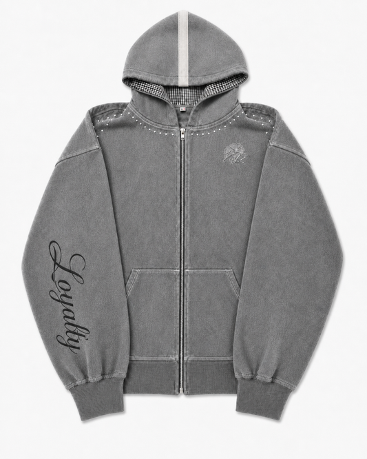 2007. Zip Hoodie (Grey)