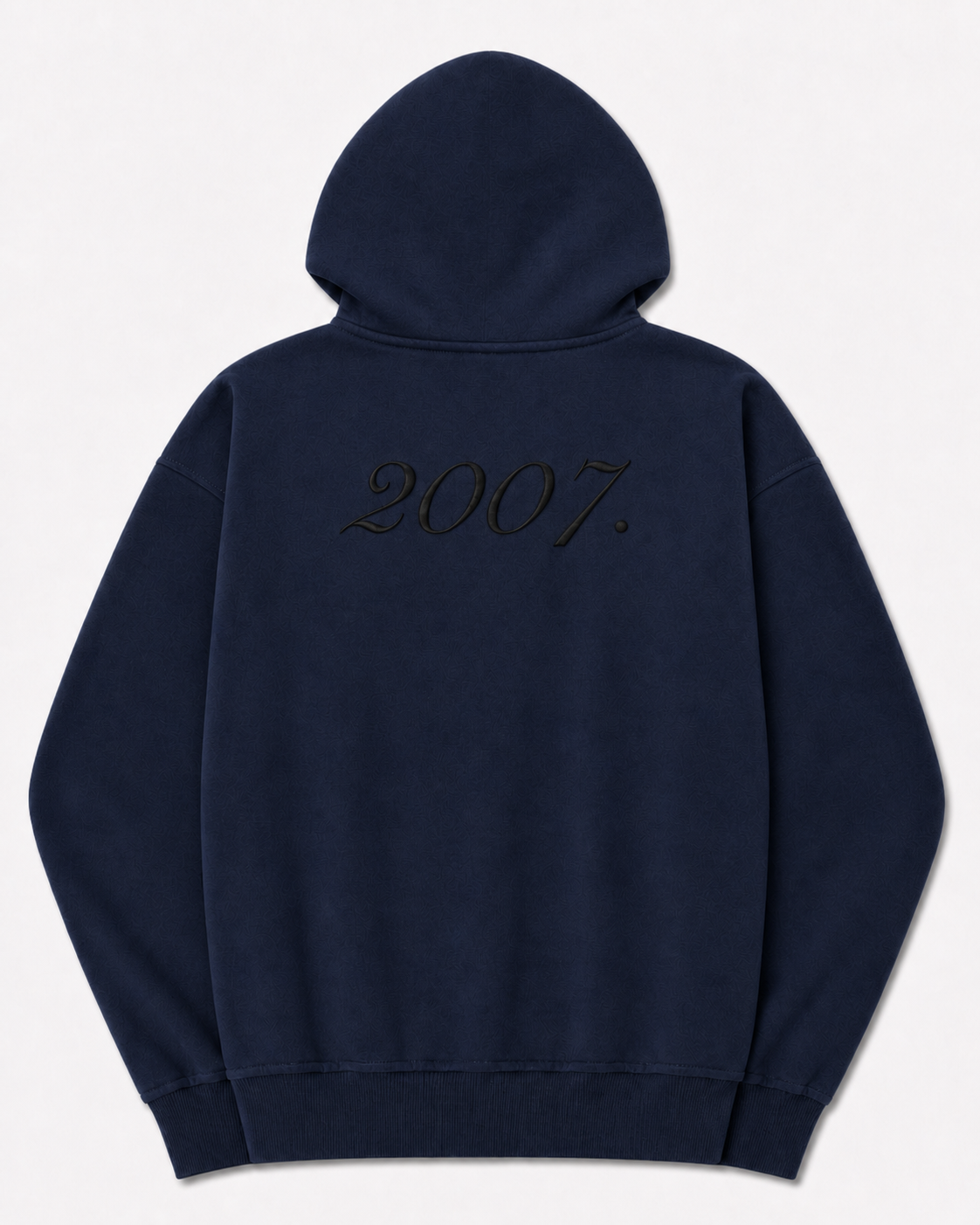 2007. Zip Hoodie (Dark Blue)