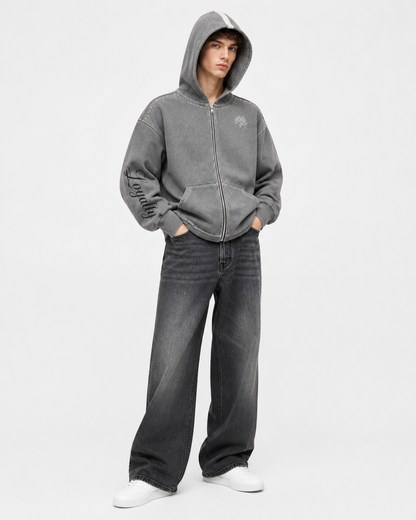 2007. Zip Hoodie (Grey)