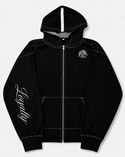 2007. Zip Hoodie (Black)